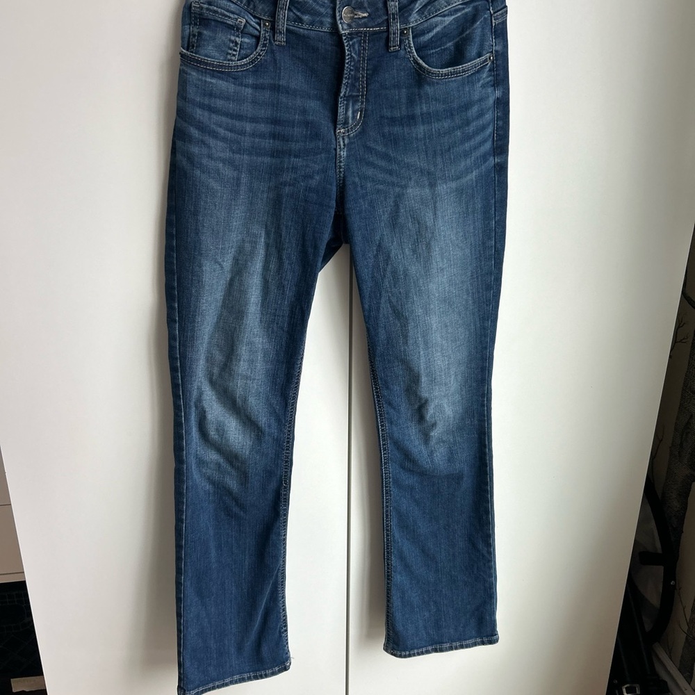 Silver Jeans Men's Dark Blue Straight Jeans